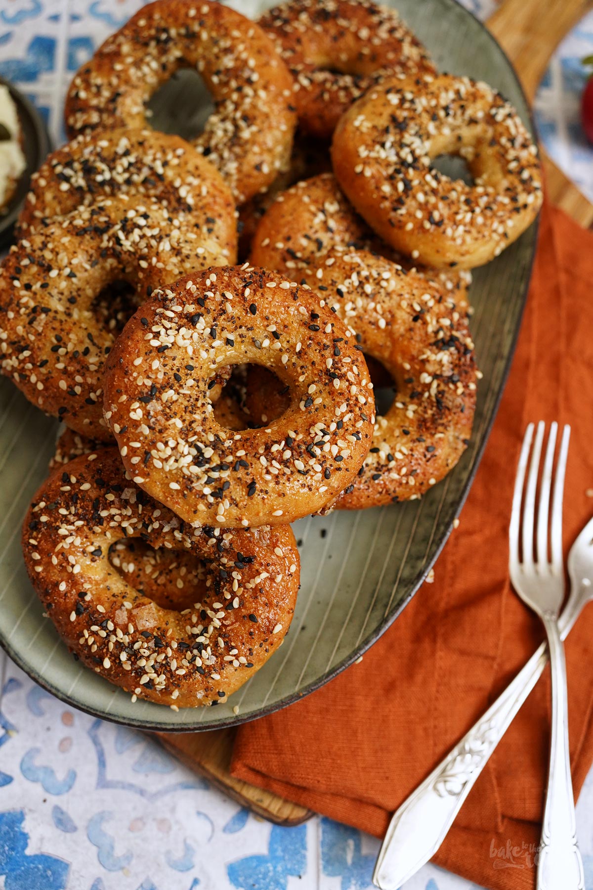Homemade Mini "Everything" Bagel | Bake to the roots