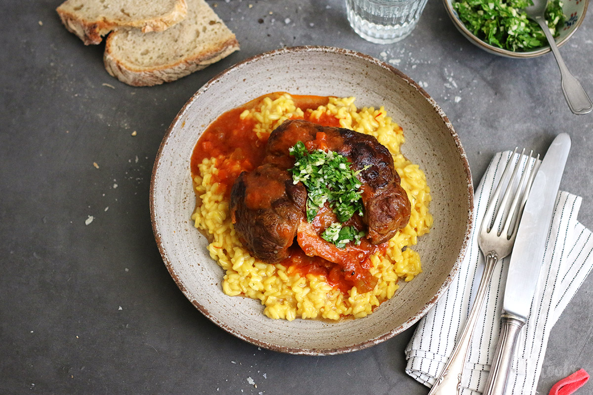 Ossobuco mit Gremolata Bake to the roots Bake to the roots