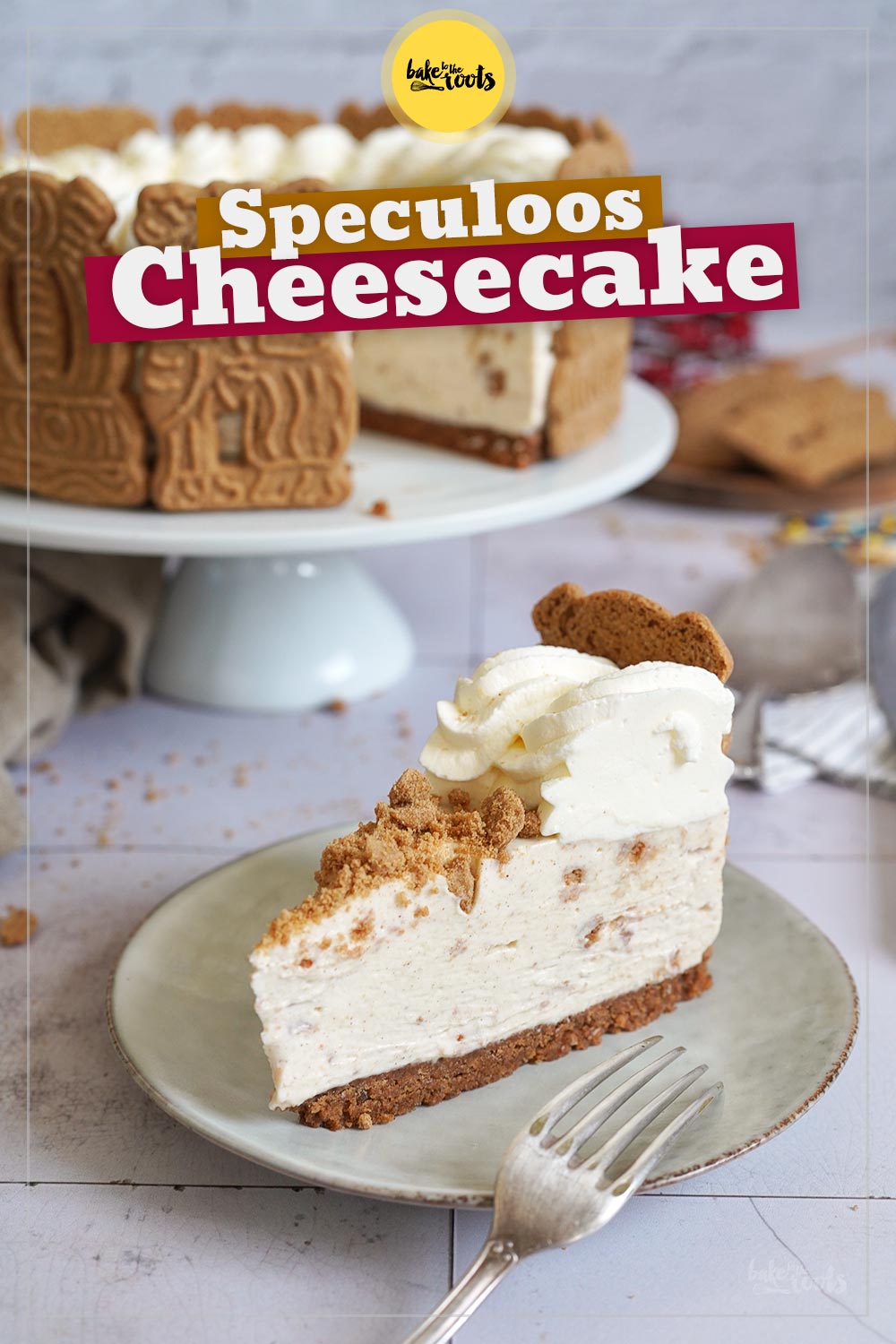 Speculoos (No-Bake) Cheesecake | Bake to the roots