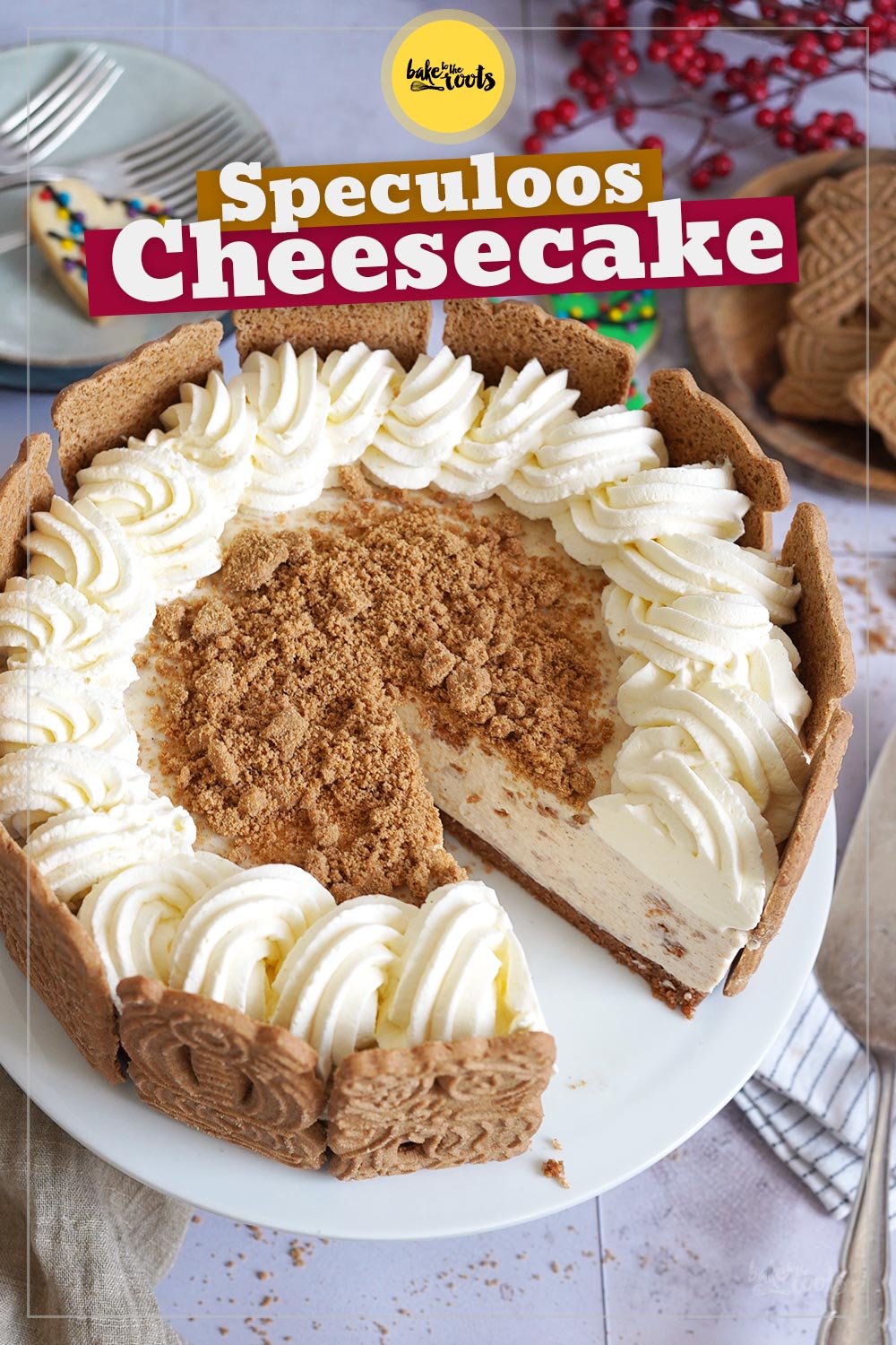 Speculoos (No-Bake) Cheesecake | Bake to the roots