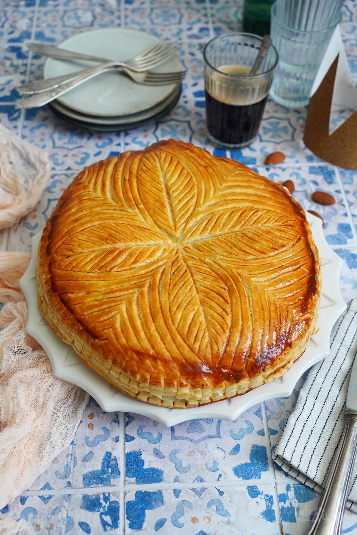 Galette des Rois (Französischer Dreikönigskuchen) | Bake to the roots