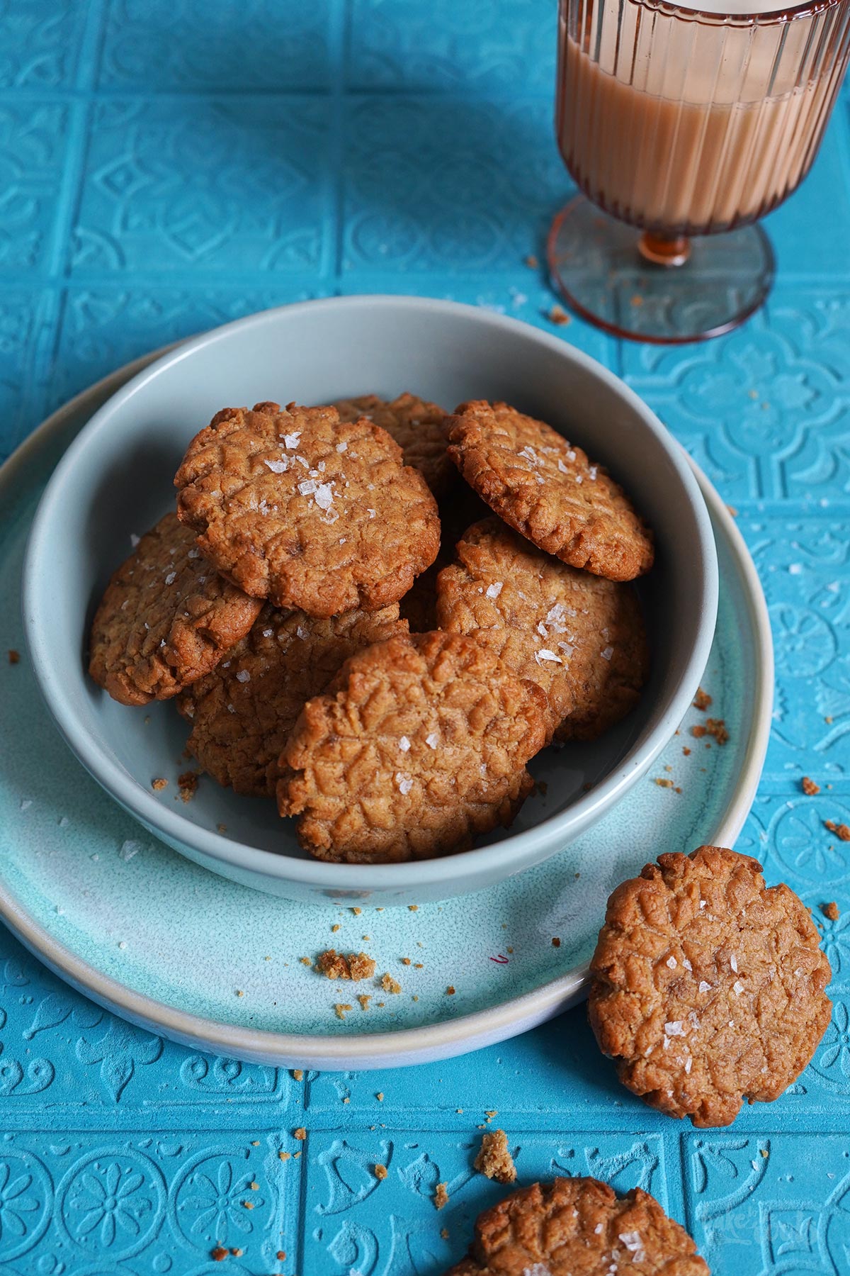 Vegane Erdnussbutter Cookies | Bake to the roots