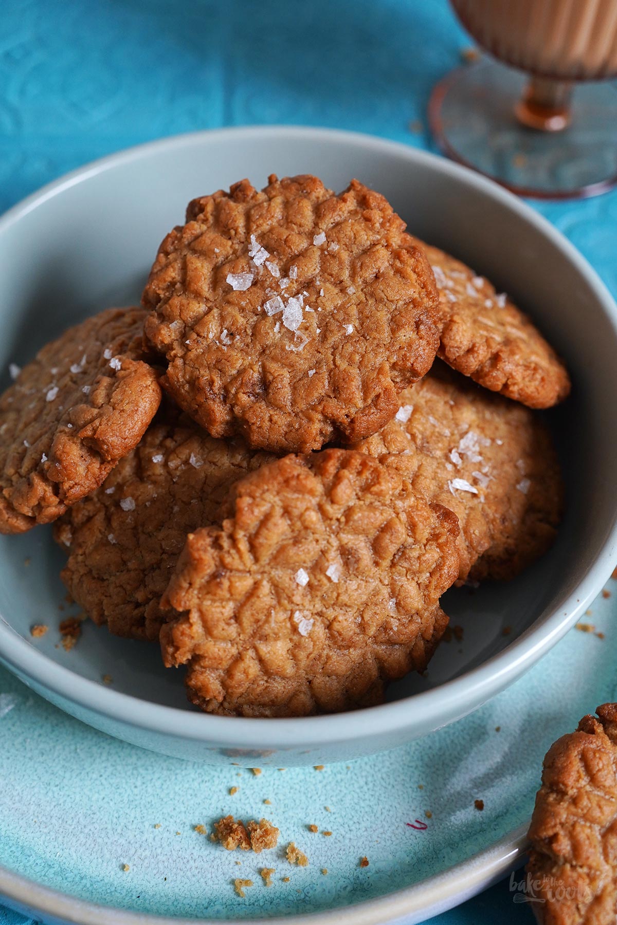 Vegane Erdnussbutter Cookies | Bake to the roots