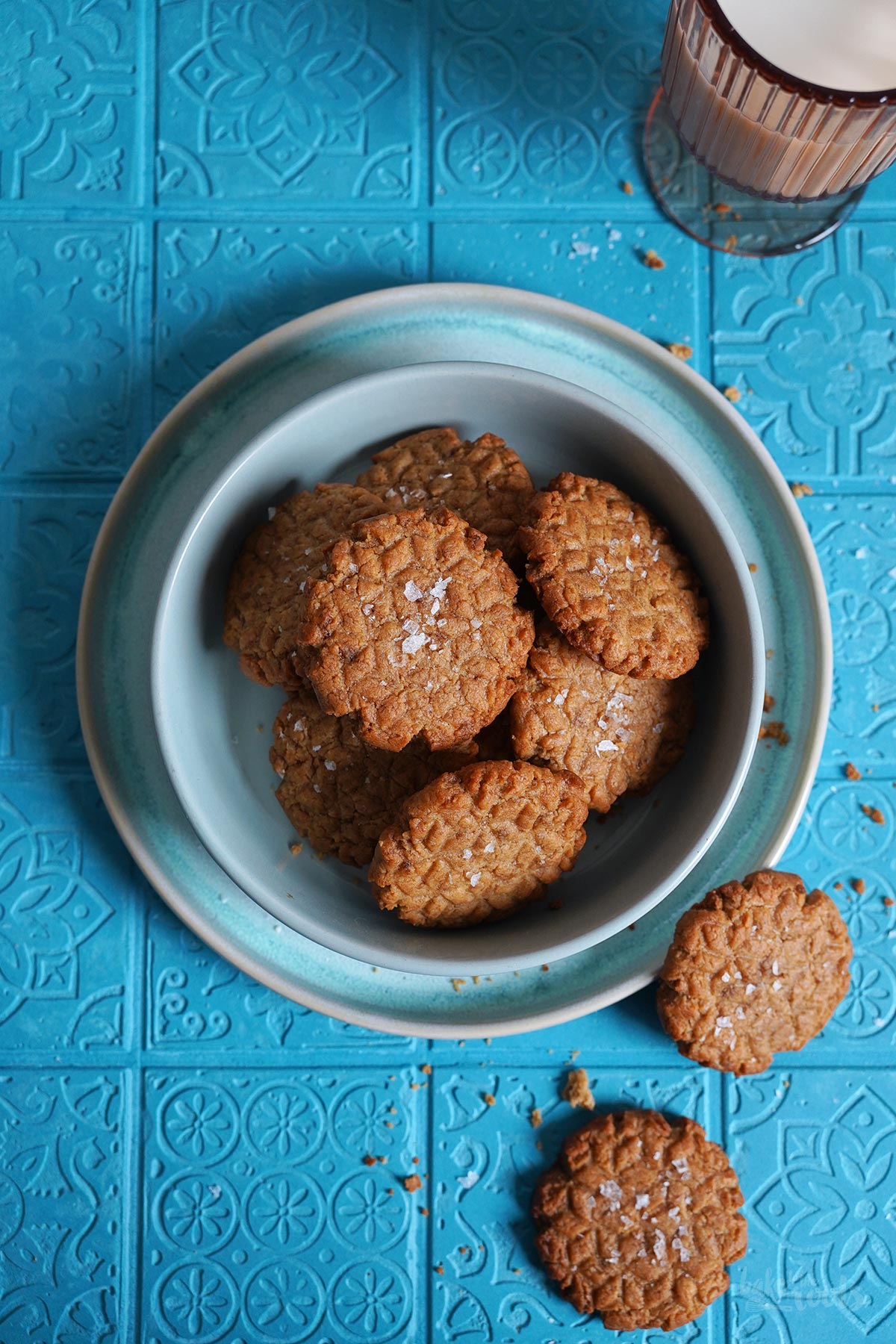 Vegane Erdnussbutter Cookies | Bake to the roots