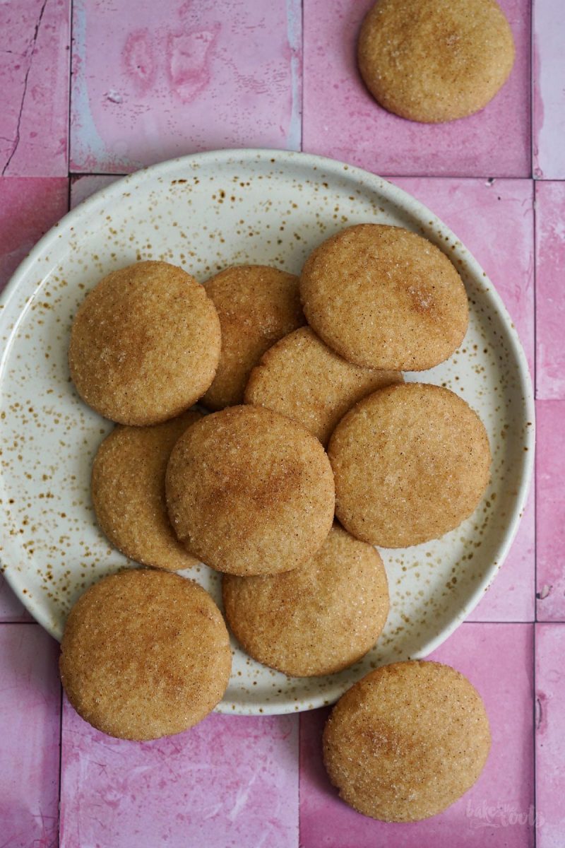 Easy Chai Snickerdoodles (vegan) | Bake to the roots