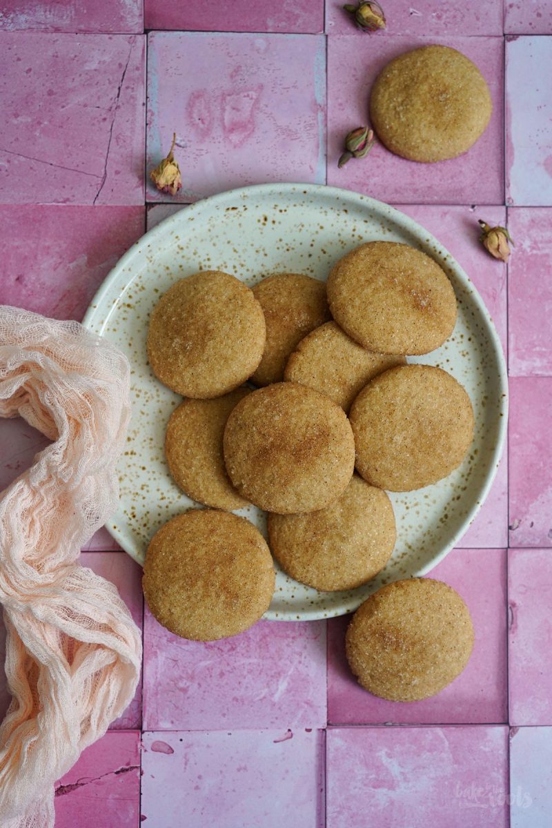 Easy Chai Snickerdoodles (vegan) | Bake to the roots
