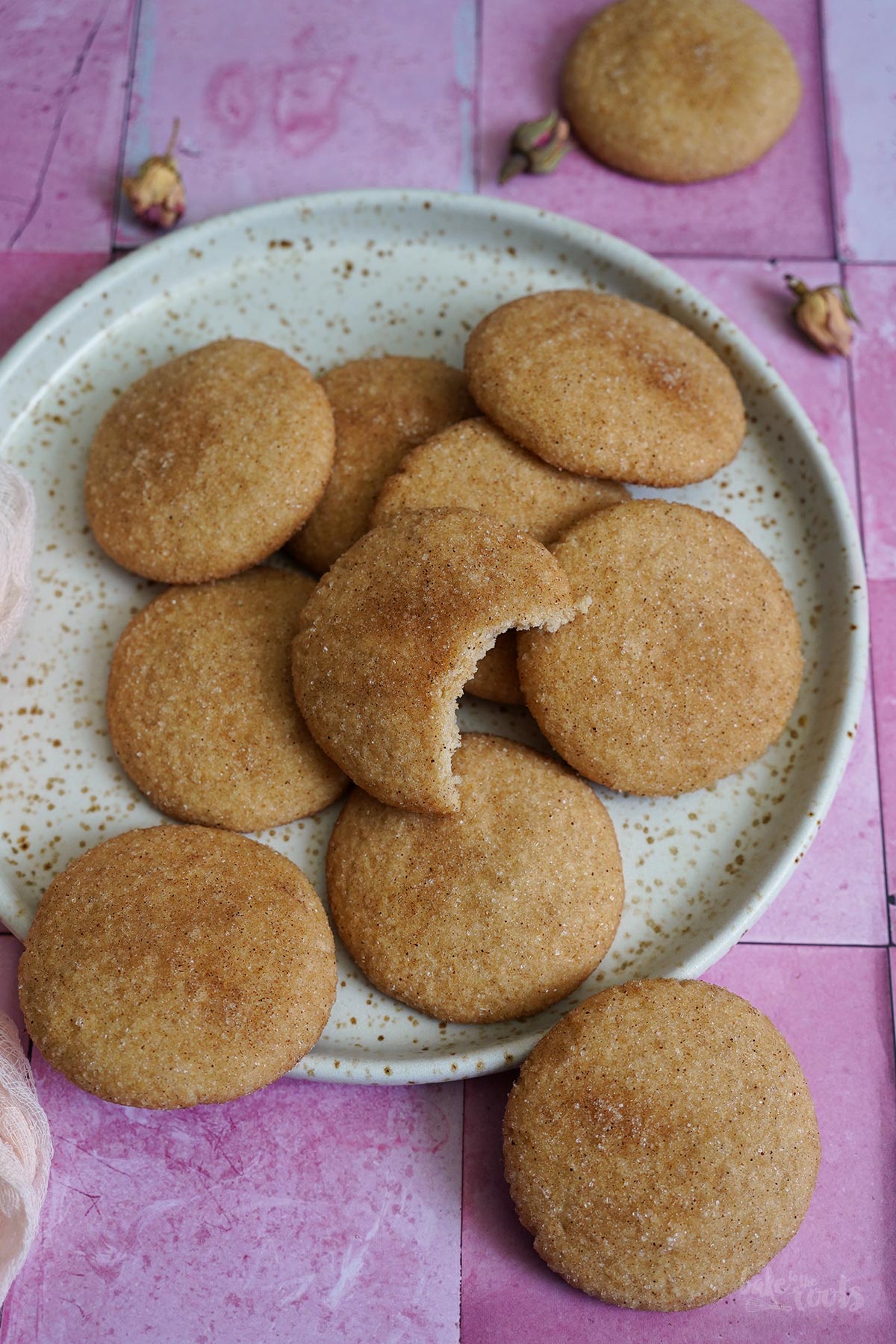 Easy Chai Snickerdoodles (vegan) | Bake to the roots