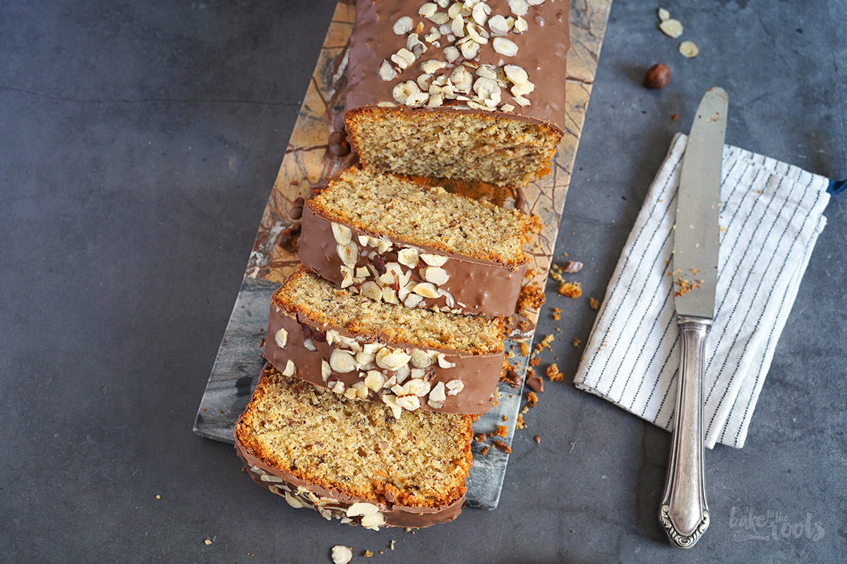 Einfacher Haselnuss Kastenkuchen | Bake to the roots | Bake to the roots