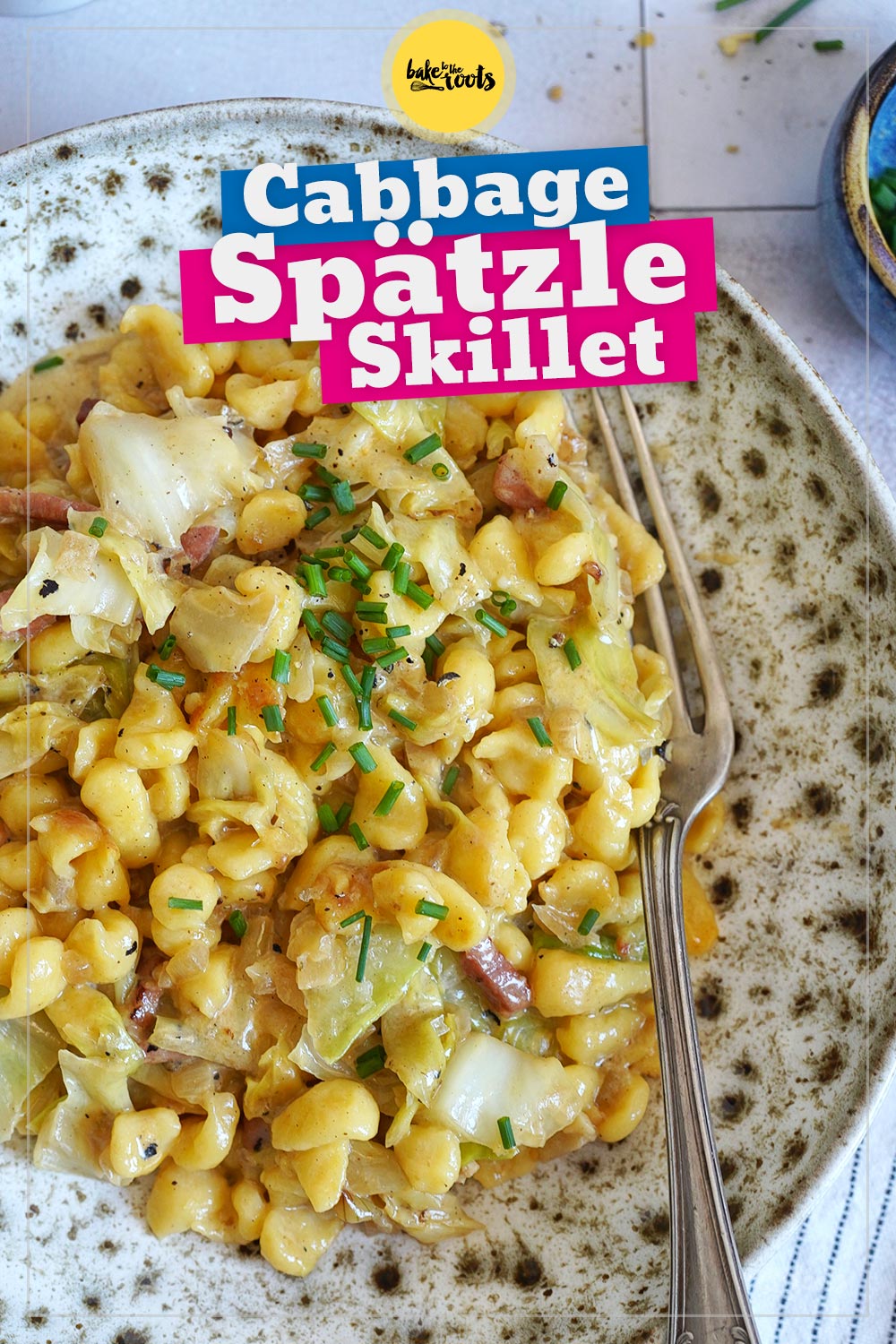Cheesy Spaetzle & Pointed Cabbage Skillet | Bake to the roots