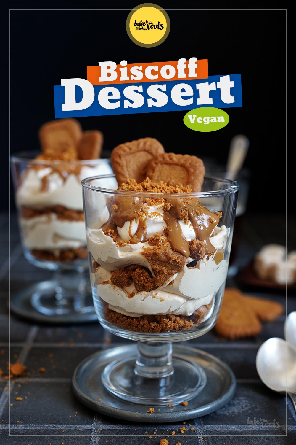 Biscoff Fluff im Glas (vegan) | Bake to the roots