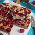 Vegan Banana & Raspberry Cake | Bake to the roots