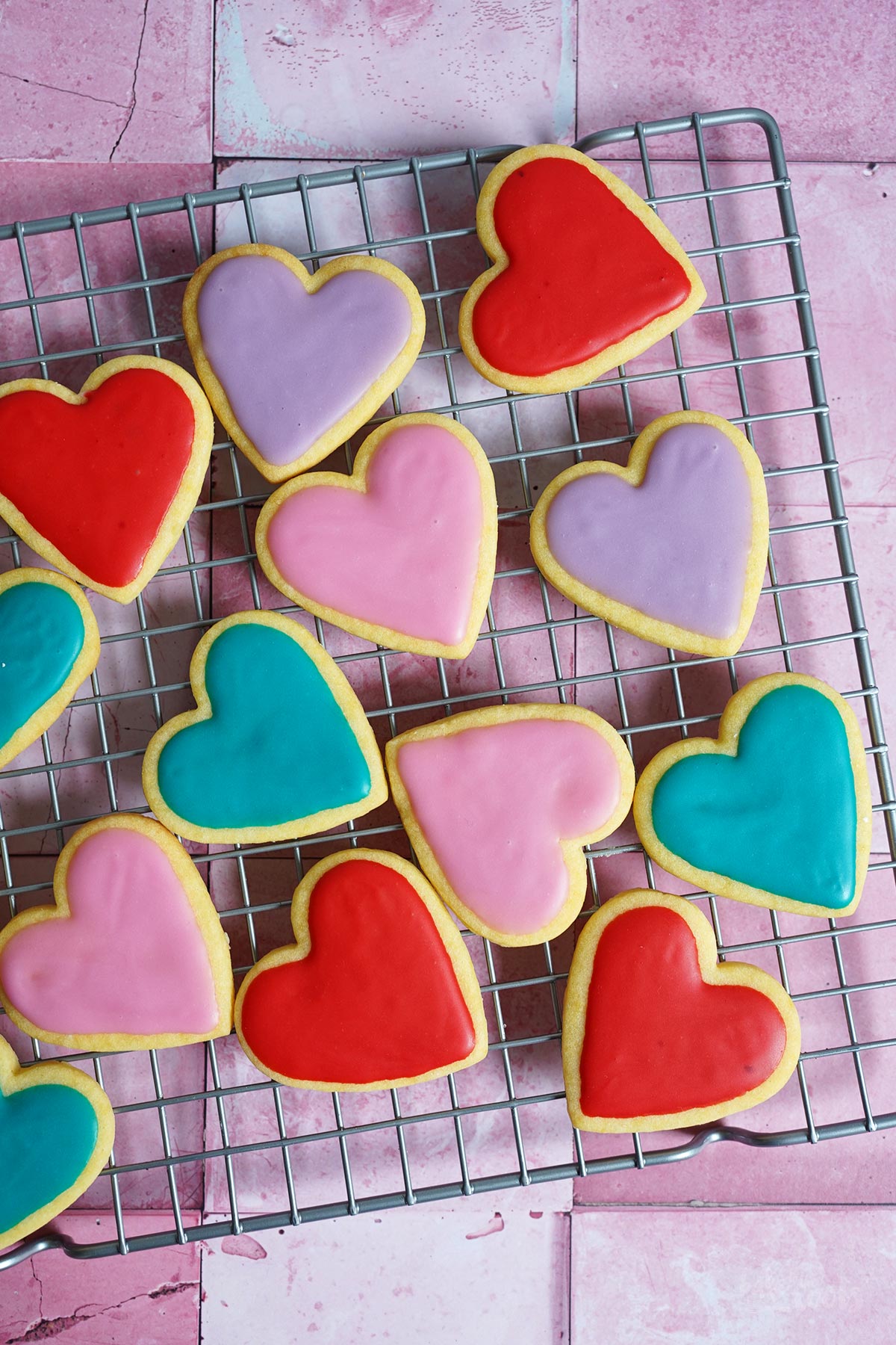 Valentinstag Herz Cookies | Bake to the roots