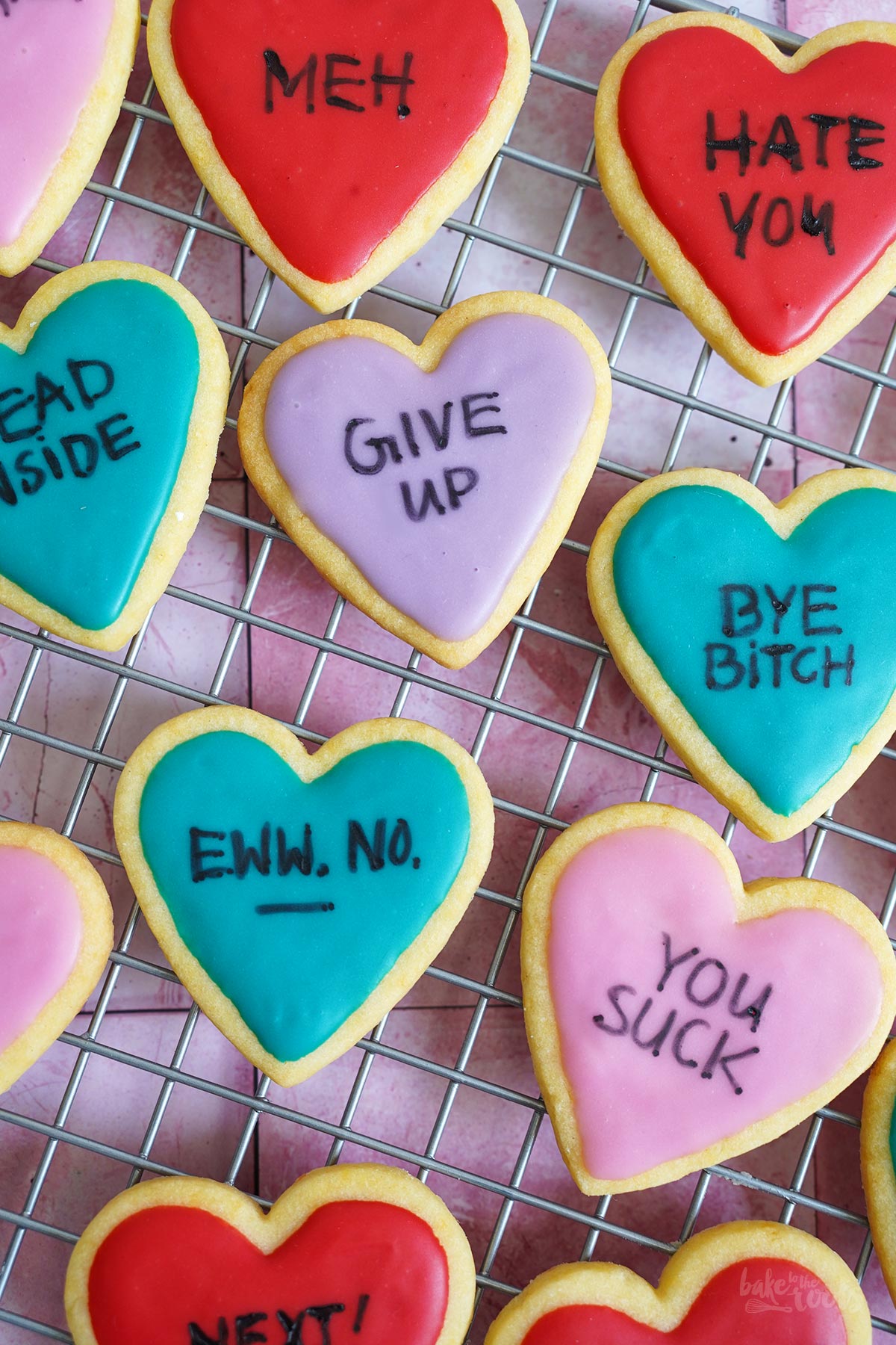 Valentinstag Herz Cookies | Bake to the roots