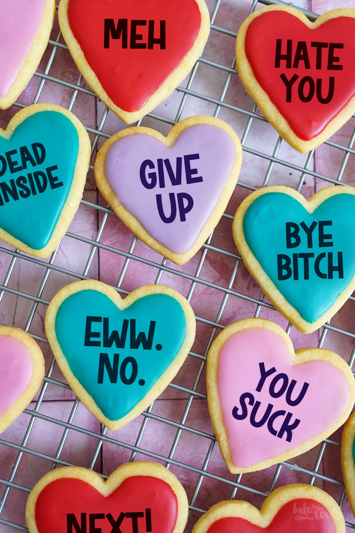 Valentinstag Herz Cookies | Bake to the roots