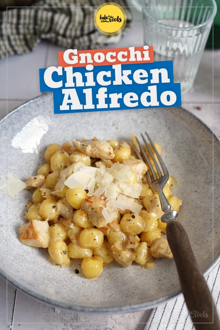 Quick & Easy Gnocchi Chicken Alfredo Bake to the roots