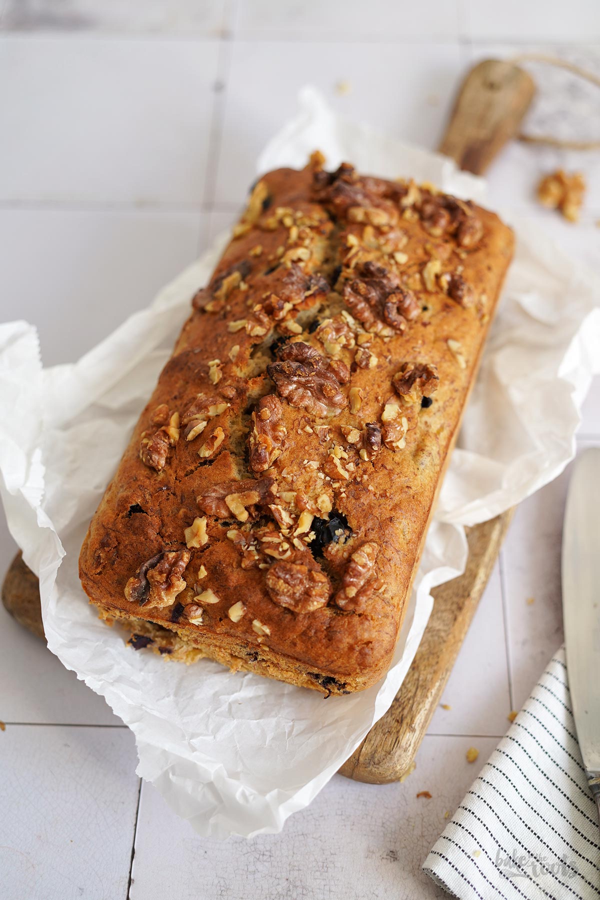 Blaubeeren Walnuss Bananenbrot | Bake to the roots