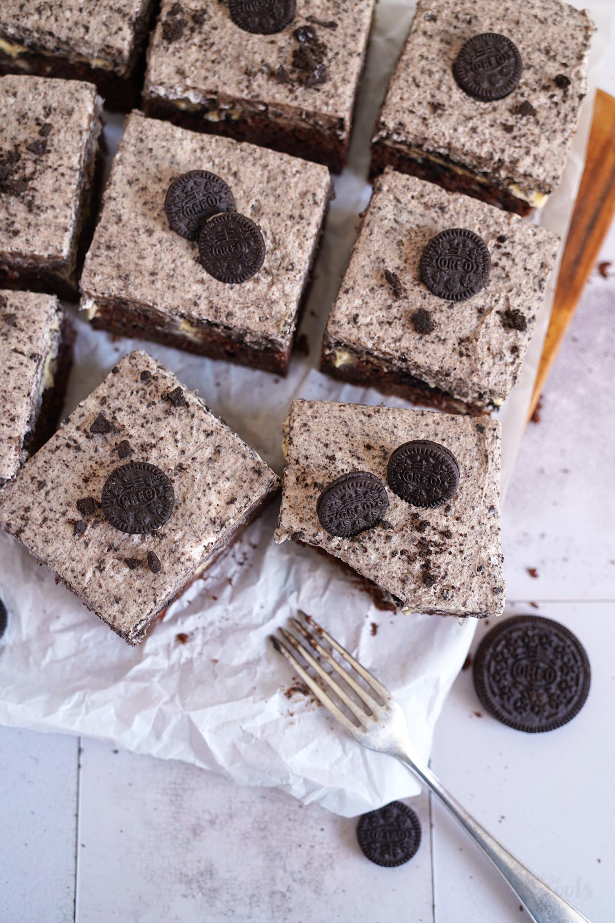 Dirty Oreo Poke Cake | Bake to the roots