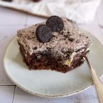 Dirty Oreo Poke Cake | Bake to the roots