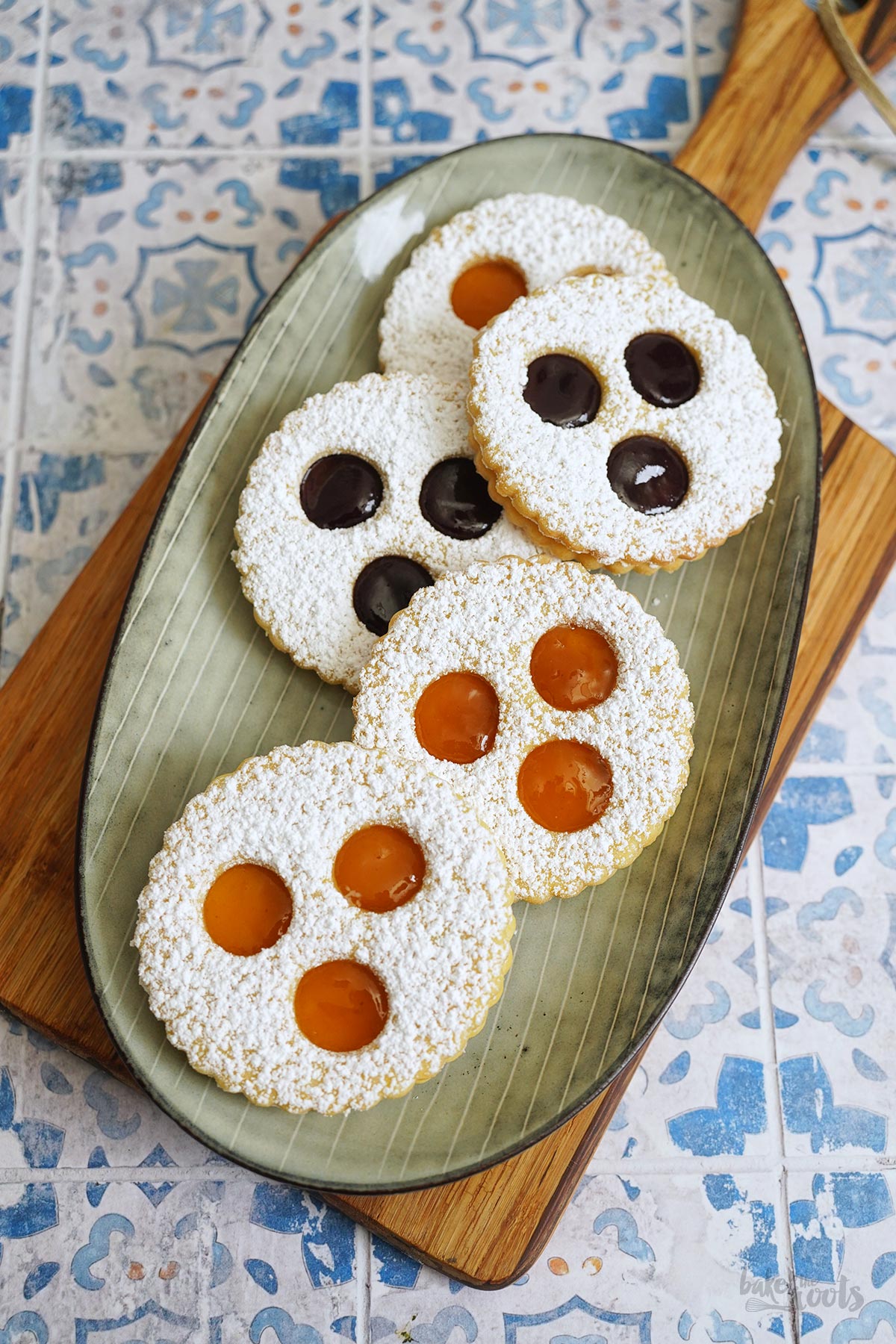 Linzer Augen Doppeldecker Kekse | Bake to the roots