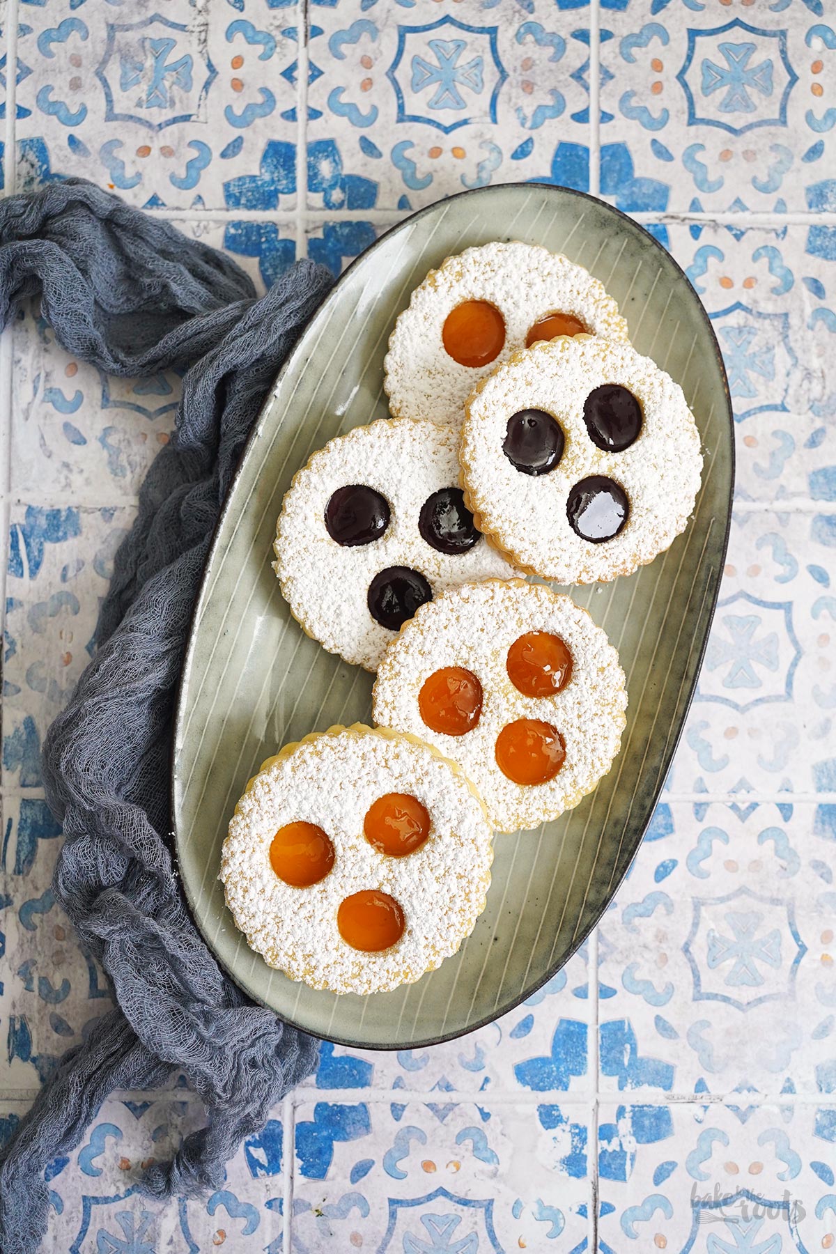 Linzer Augen Sandwich Cookies | Bake to the roots