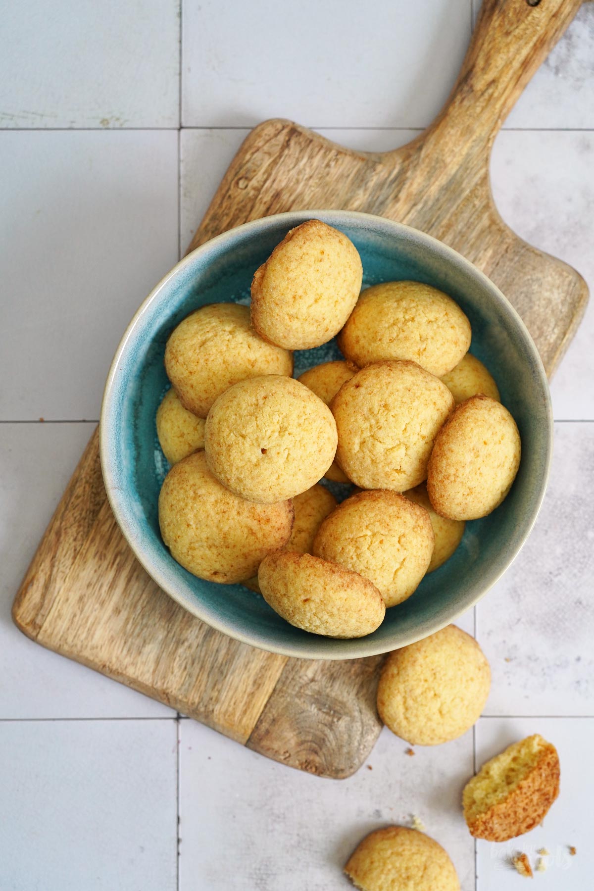 Butter Cookies mit Grieß (zuckerfrei & vegan) | Bake to the roots
