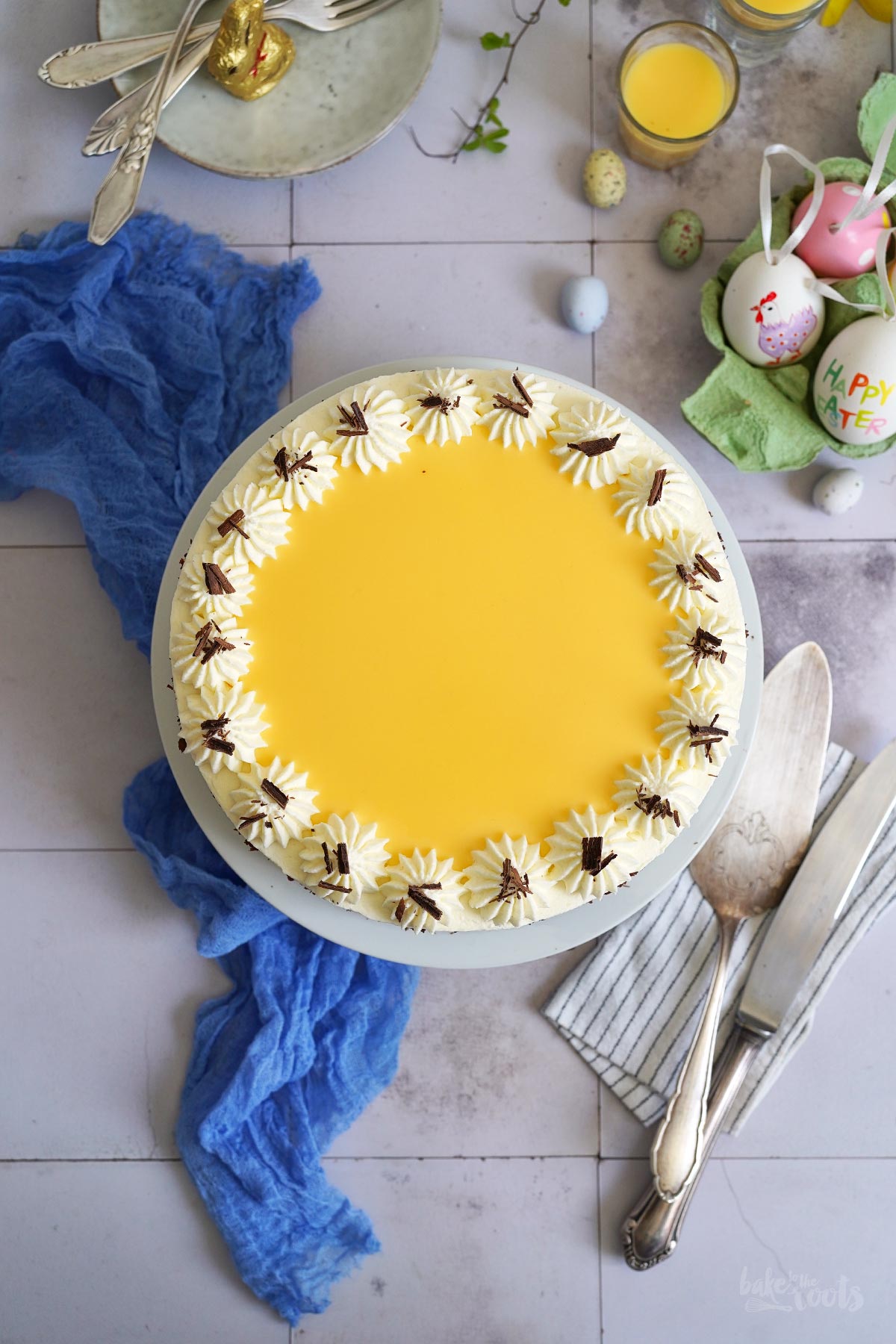 Haselnuss Eierlikör Torte für Ostern | Bake to the roots