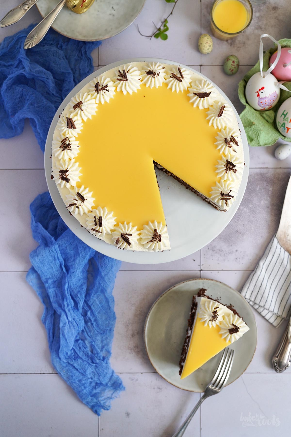 Haselnuss Eierlikör Torte für Ostern | Bake to the roots