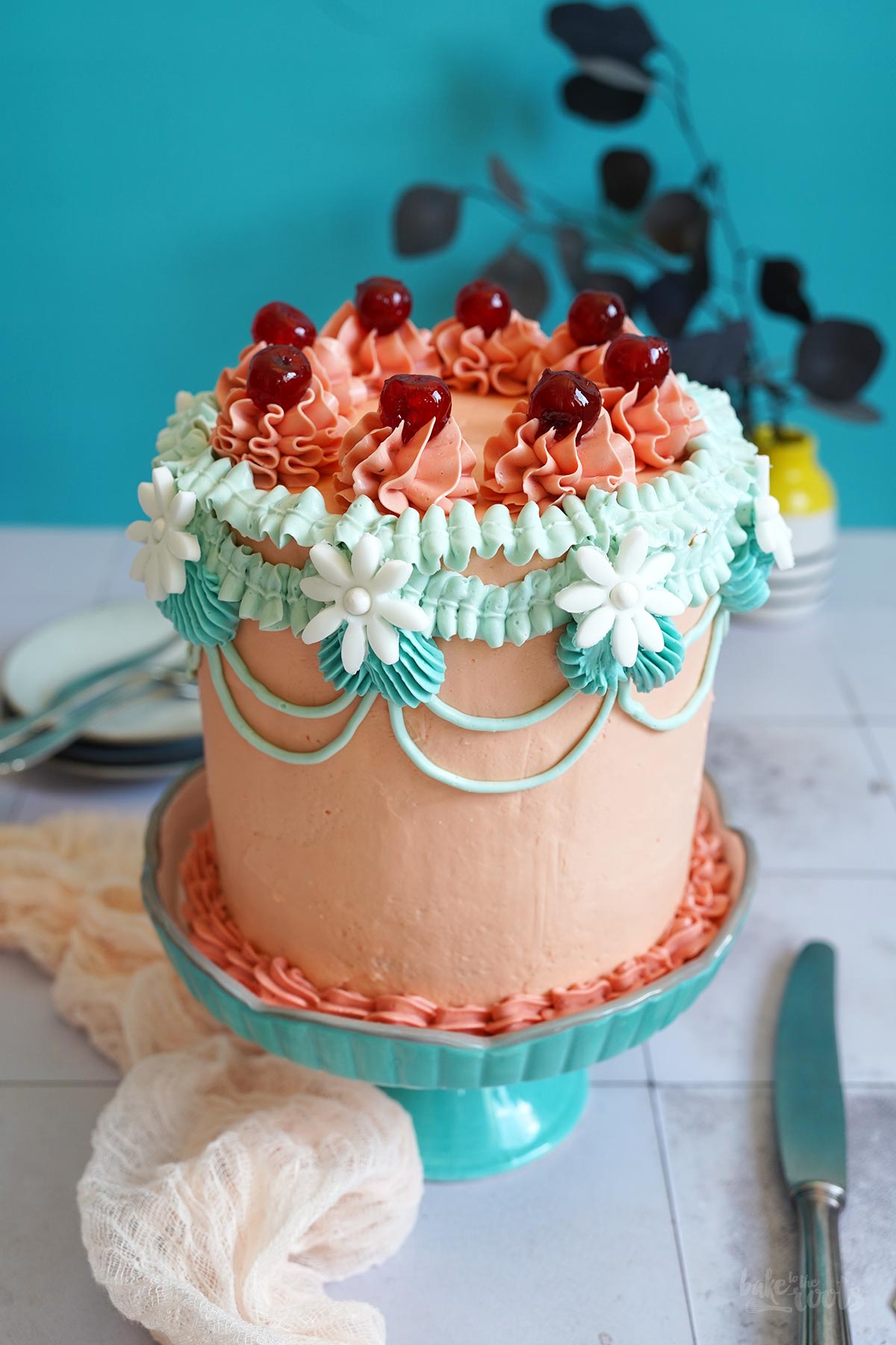 Retro Buttercreme Törtchen | Bake to the roots
