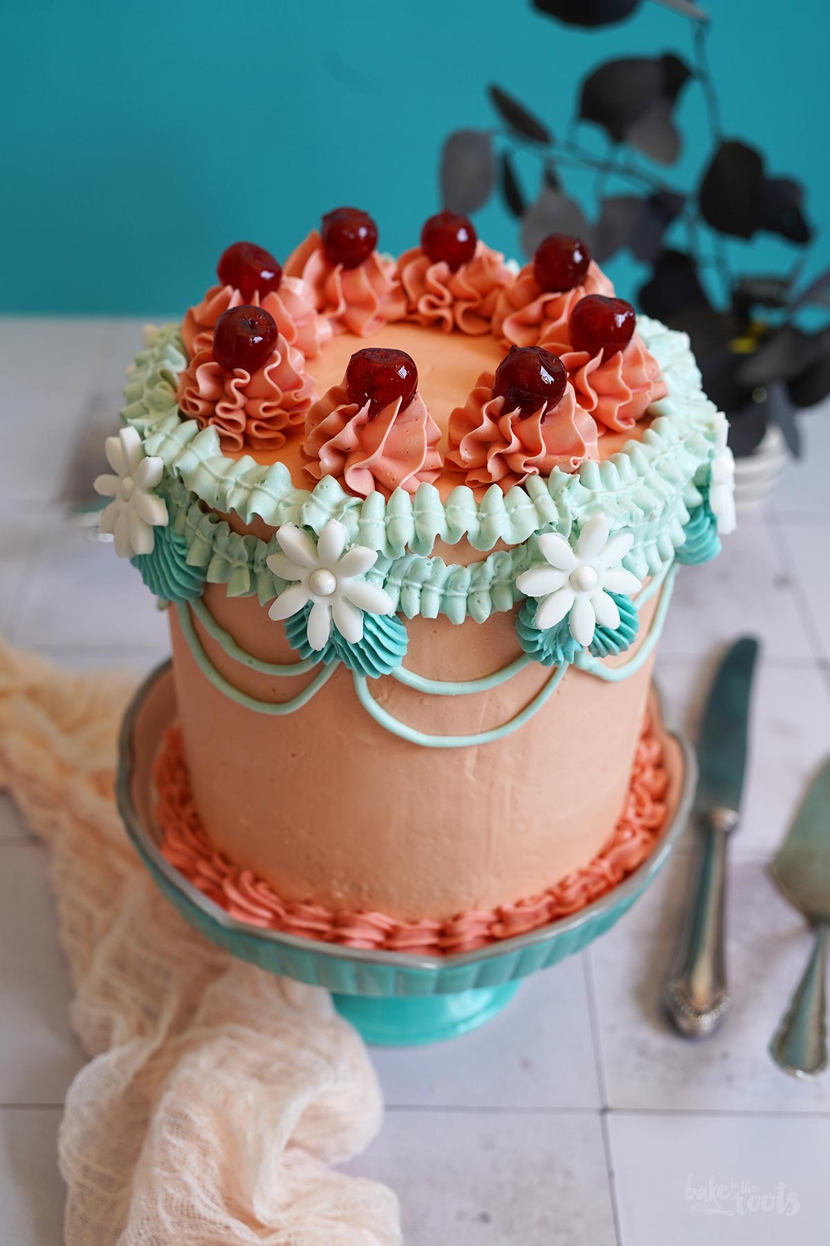 Retro Buttercreme Törtchen | Bake to the roots