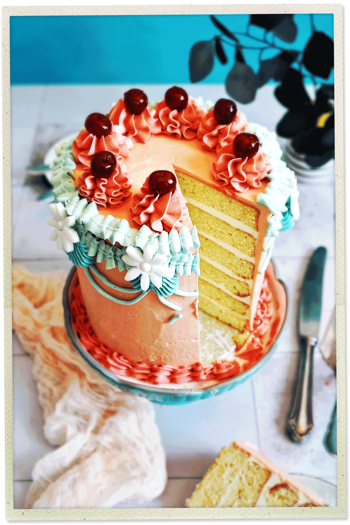 Retro Buttercreme Törtchen | Bake to the roots