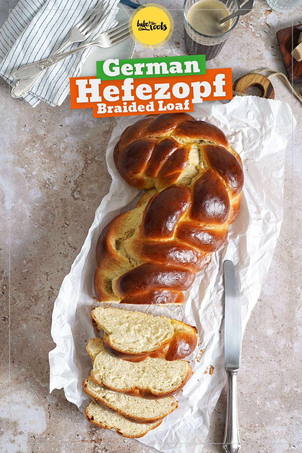 Simple & Easy Sweet Braided Loaf | Bake to the roots