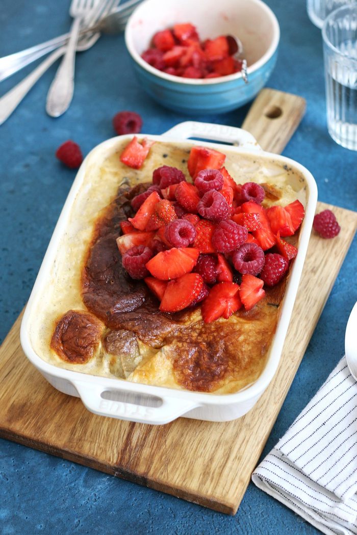 Baked Rice Pudding with Berries | Bake to the roots