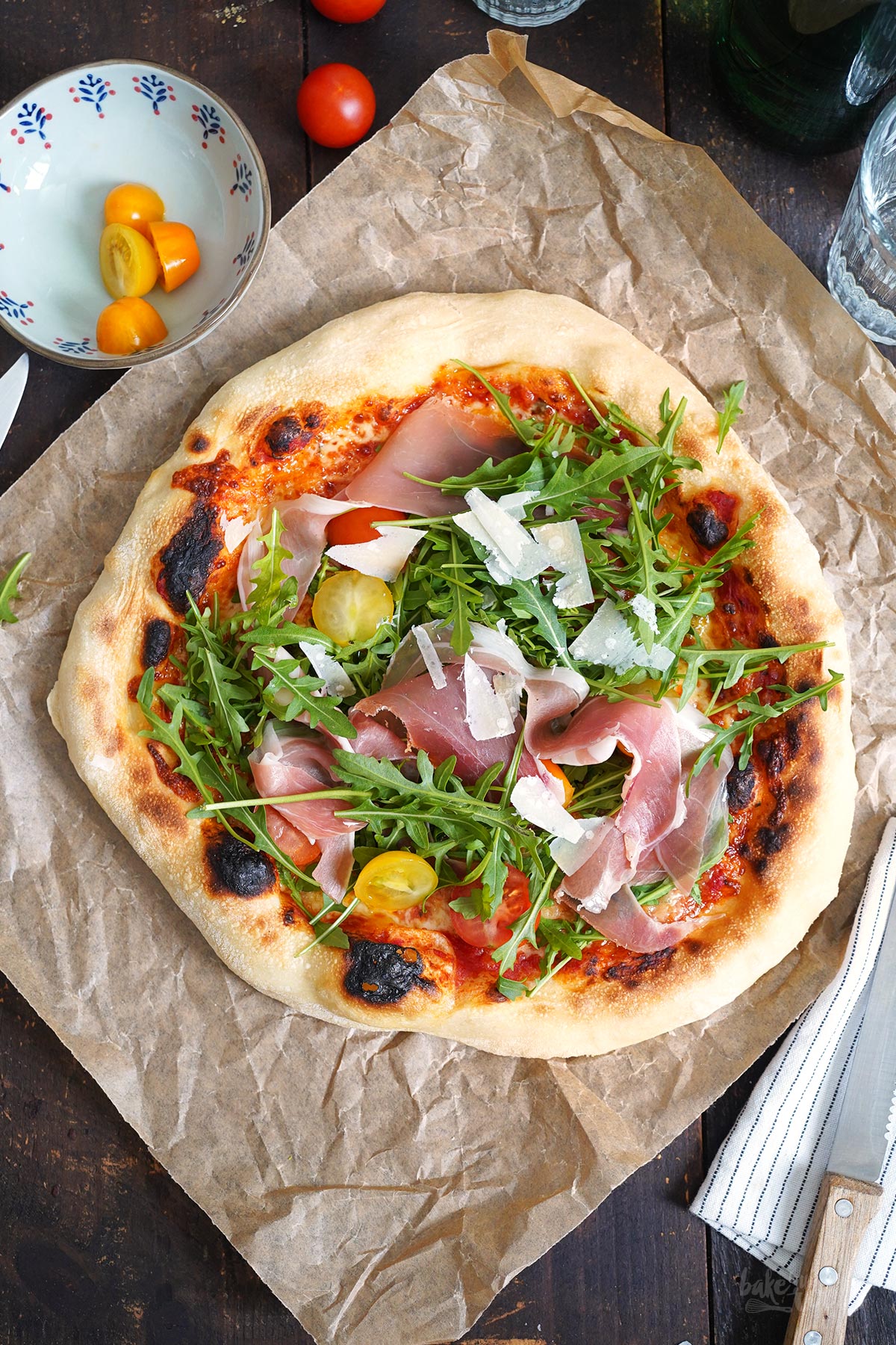 Einfacher »Overnight« (Dinkel) Pizzateig | Bake to the roots