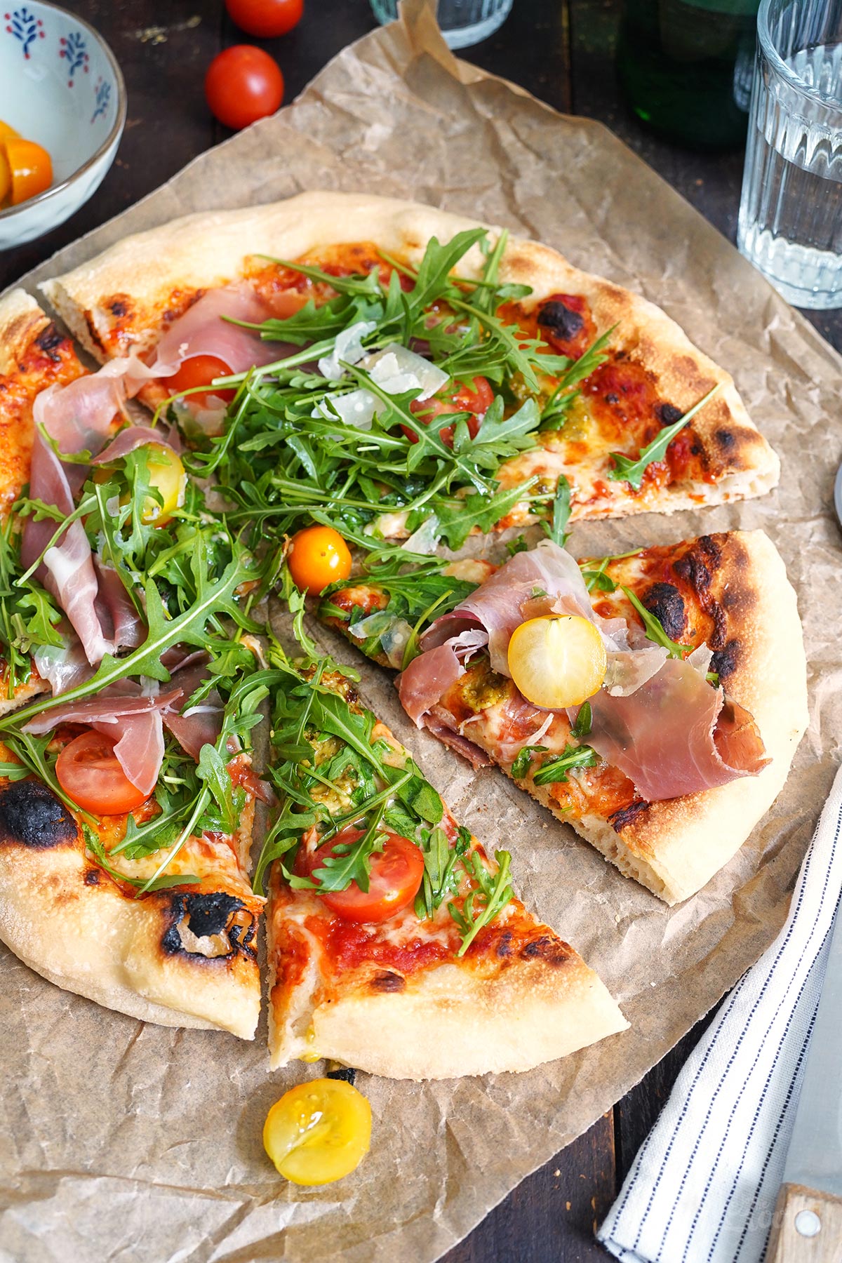 Einfacher »Overnight« (Dinkel) Pizzateig | Bake to the roots