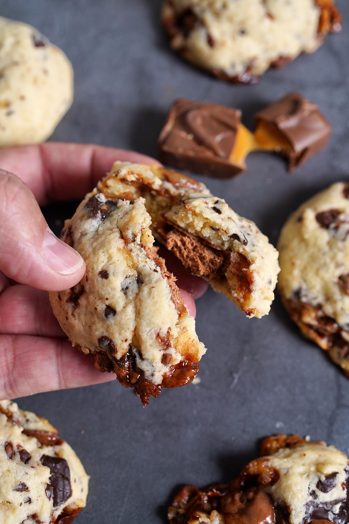 Mars Chocolate Chip Cookies | Bake to the roots