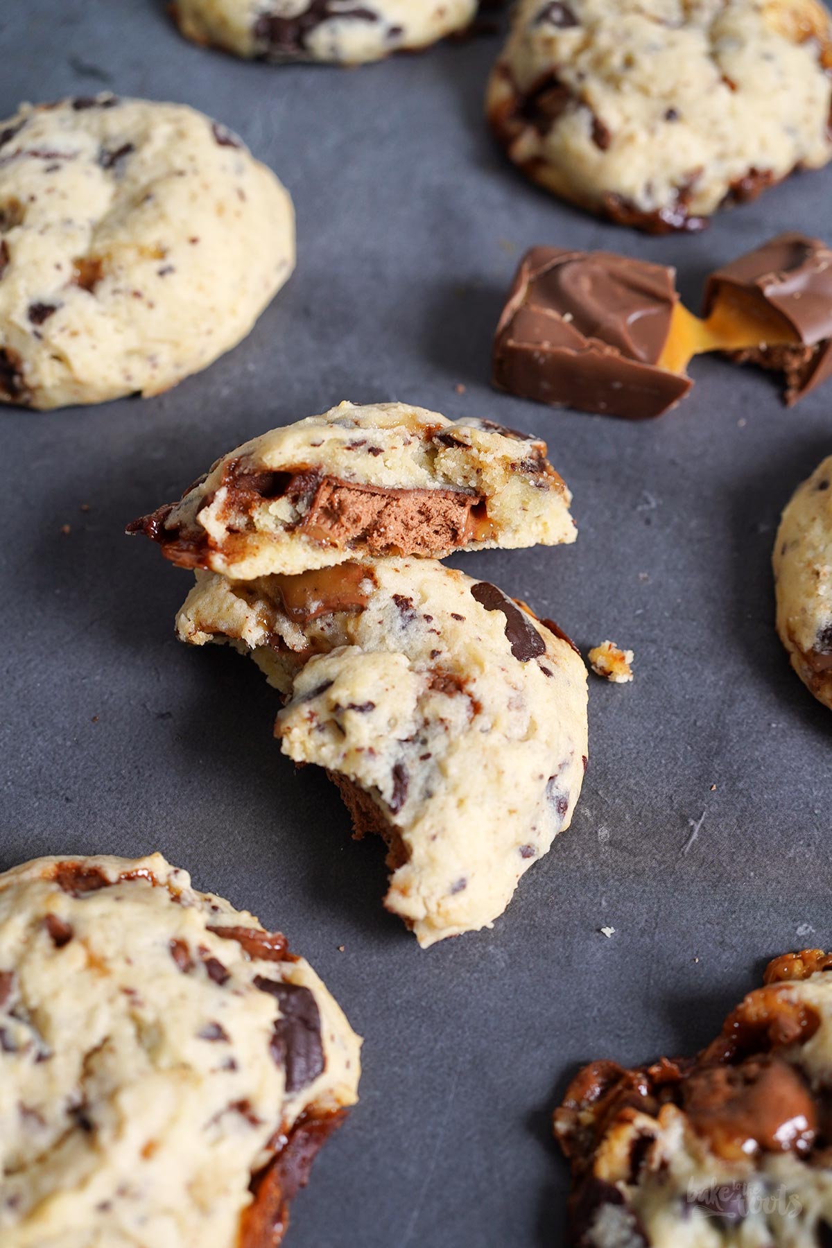Mars Chocolate Chip Cookies | Bake to the roots