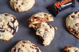 Mars Chocolate Chip Cookies | Bake to the roots