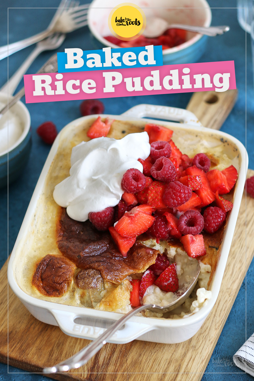 Baked Rice Pudding with Berries | Bake to the roots