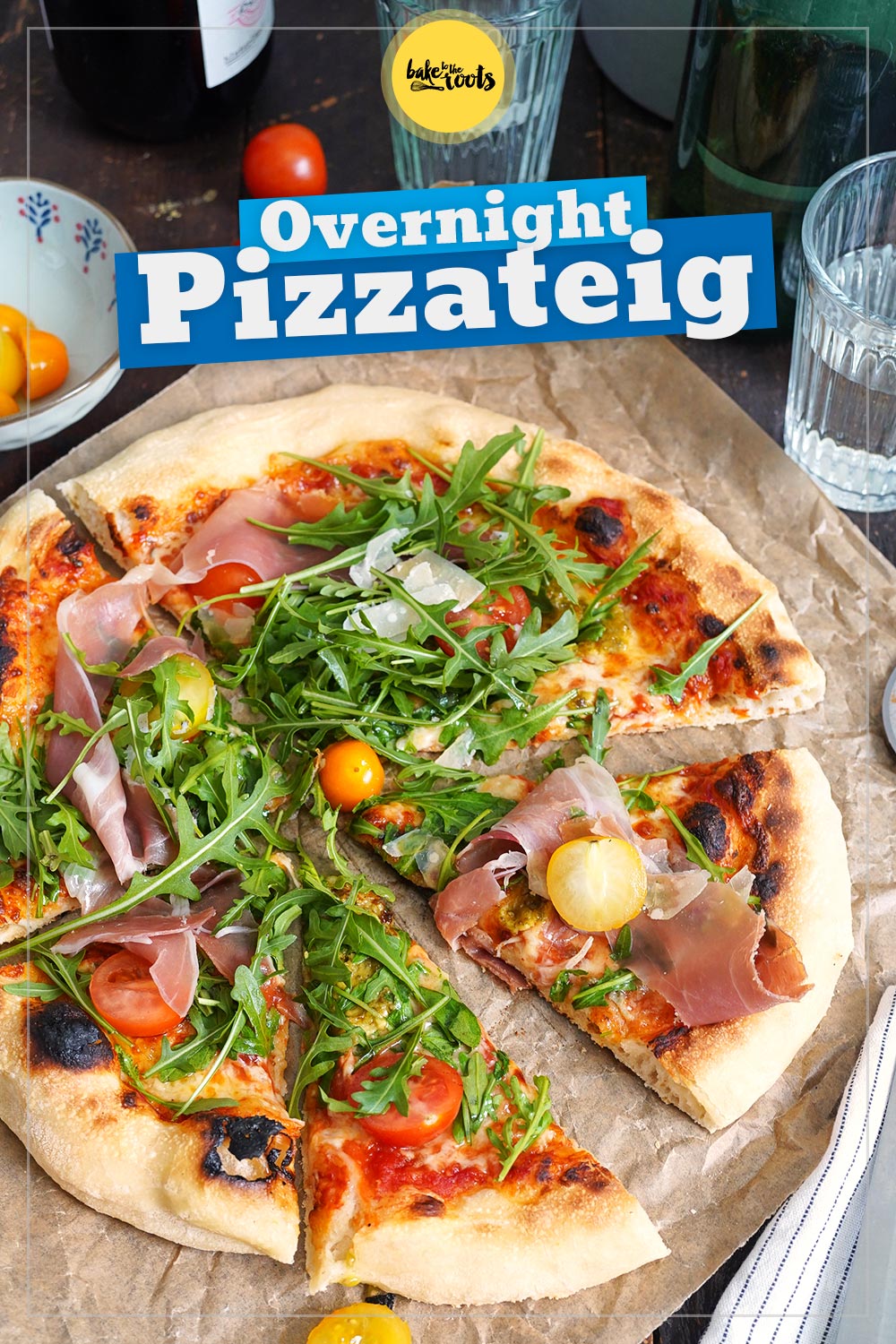 Einfacher »Overnight« (Dinkel) Pizzateig | Bake to the roots