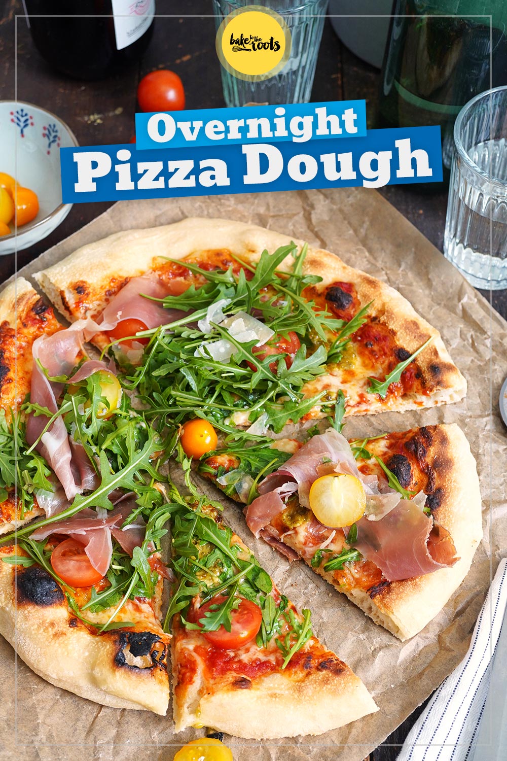 Easy Overnight Pizza Dough (with Spelt Flour) | Bake to the roots