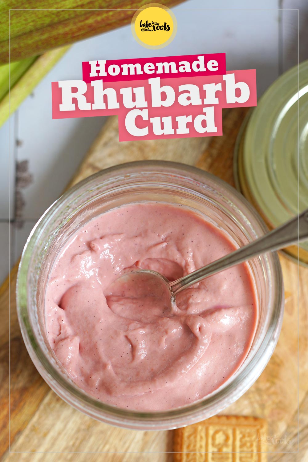 Homemade Rhubarb Curd | Bake to the roots