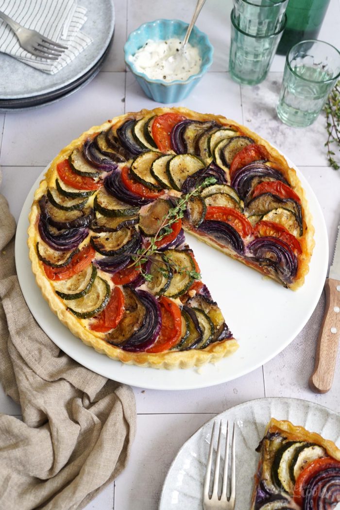Einfache Ratatouille Tarte | Bake to the roots