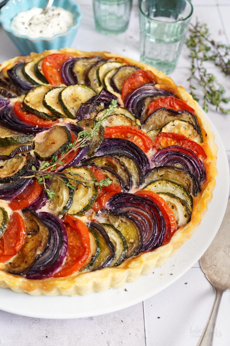 Einfache Ratatouille Tarte | Bake to the roots