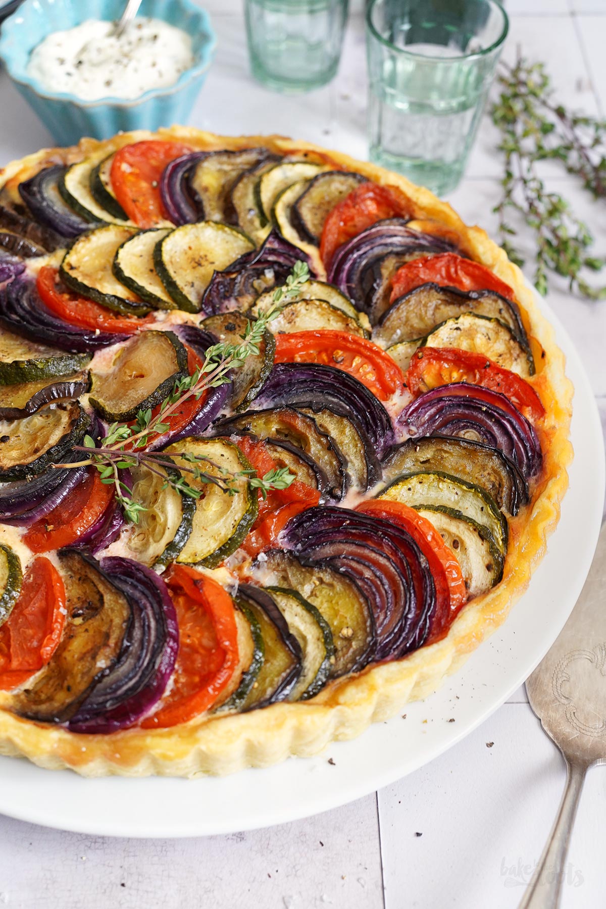 Easy Ratatouille Tart | Bake to the roots
