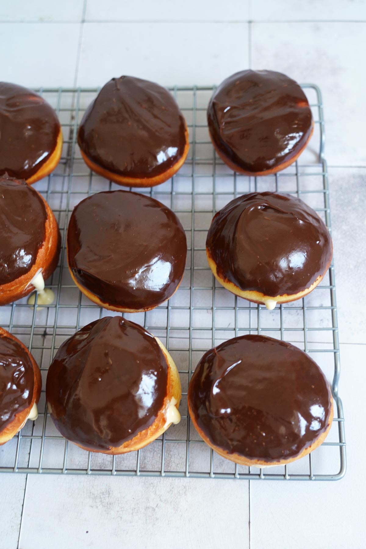 Boston Cream Donuts | Bake to the roots