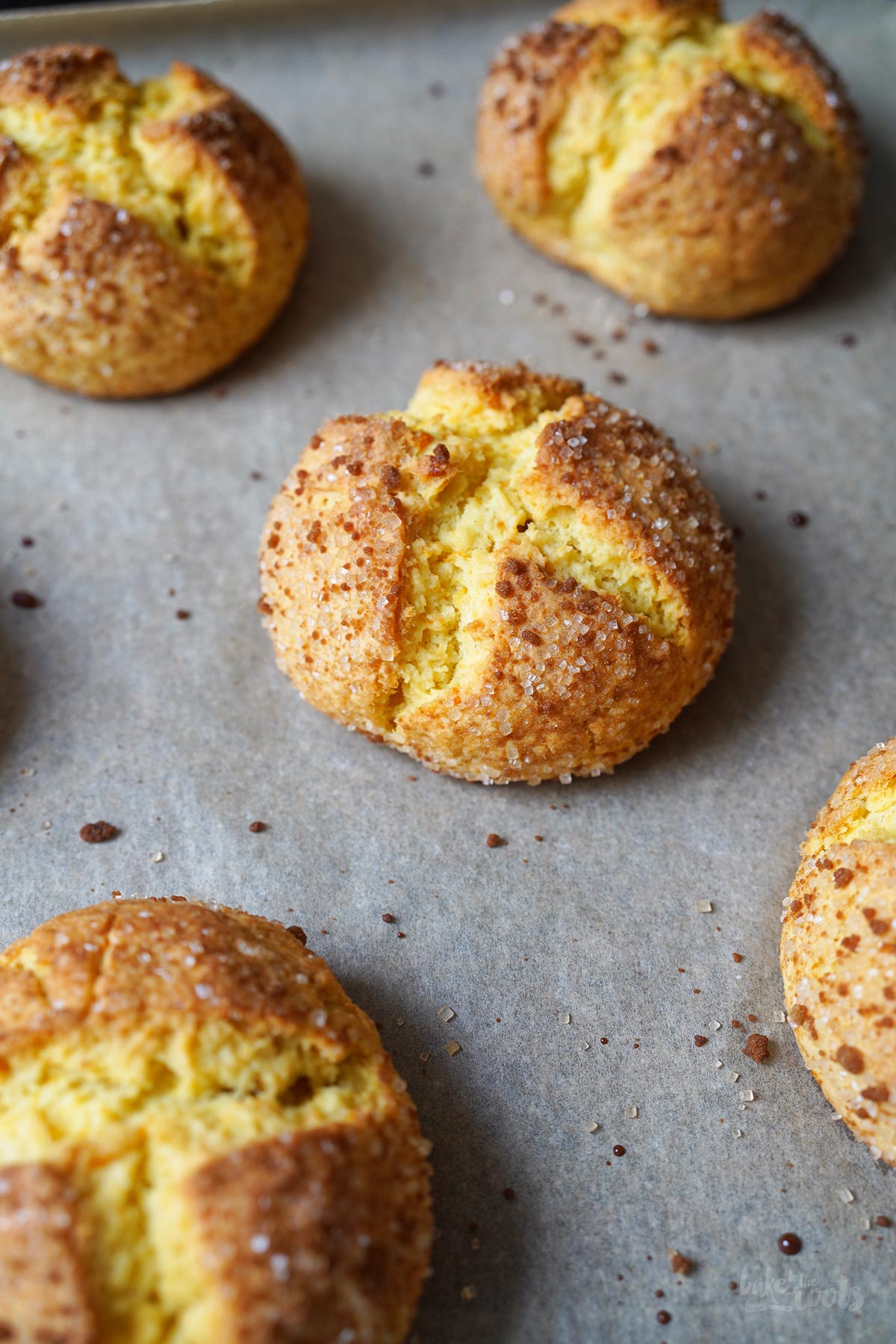 Vegane Orangen Cookies (Portakallı kurabiye) | Bake to the roots