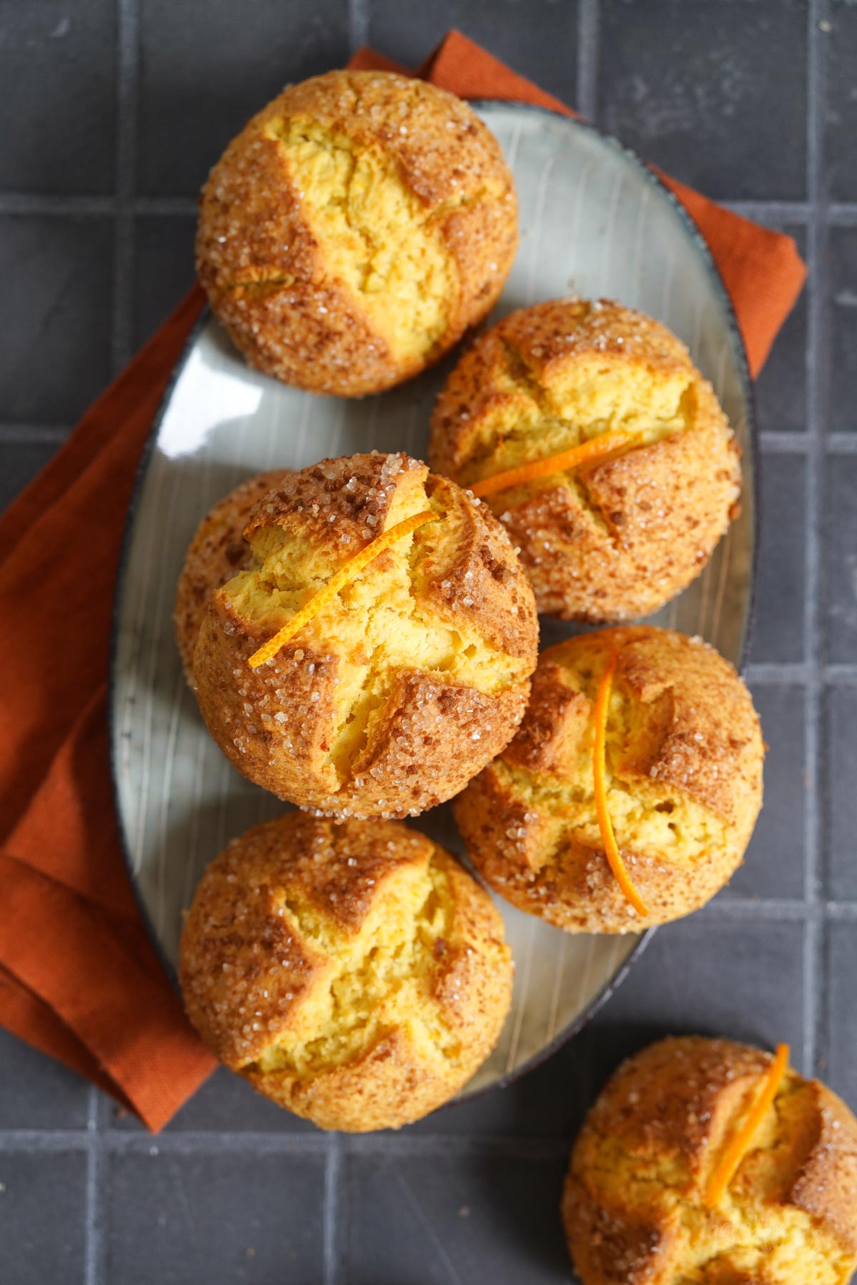 Vegane Orangen Cookies (Portakallı kurabiye) | Bake to the roots