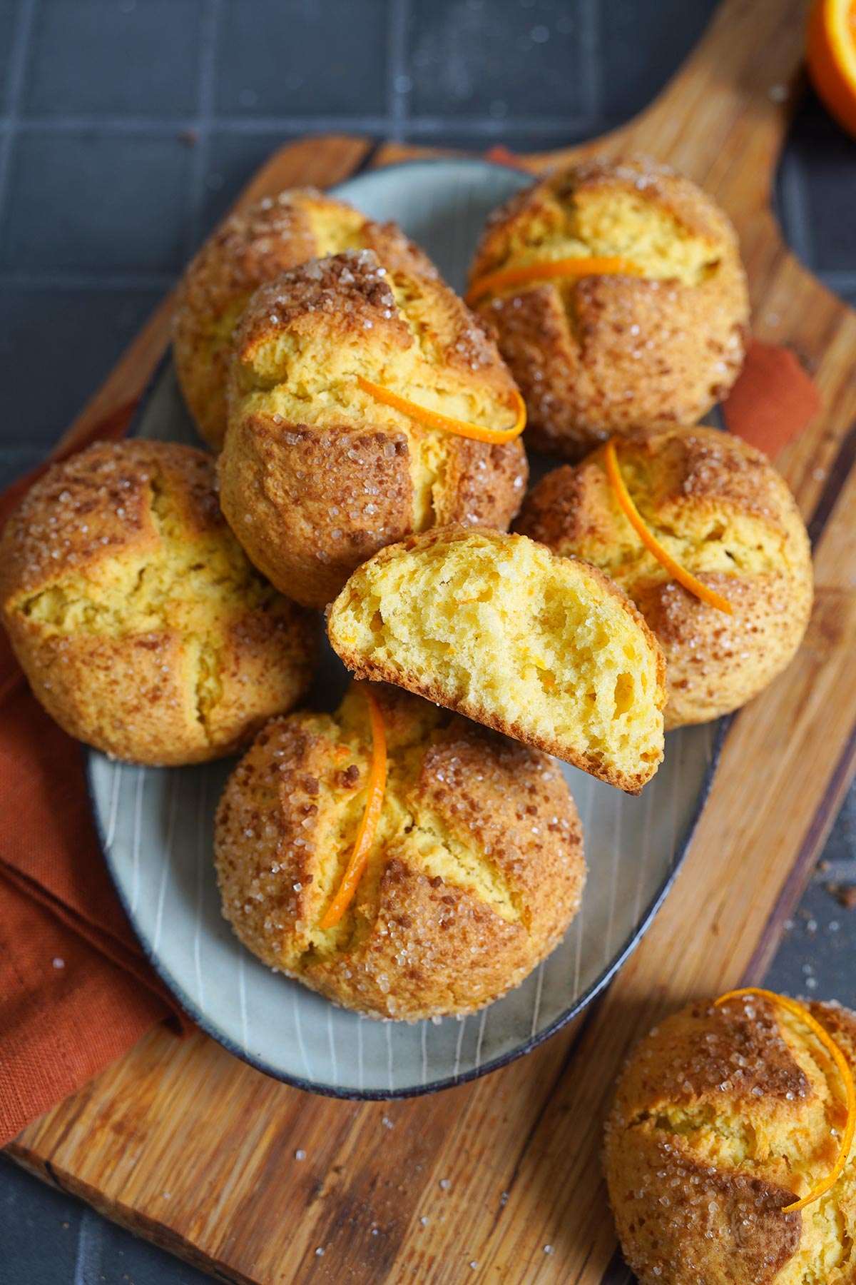 Vegane Orangen Cookies (Portakallı kurabiye) | Bake to the roots