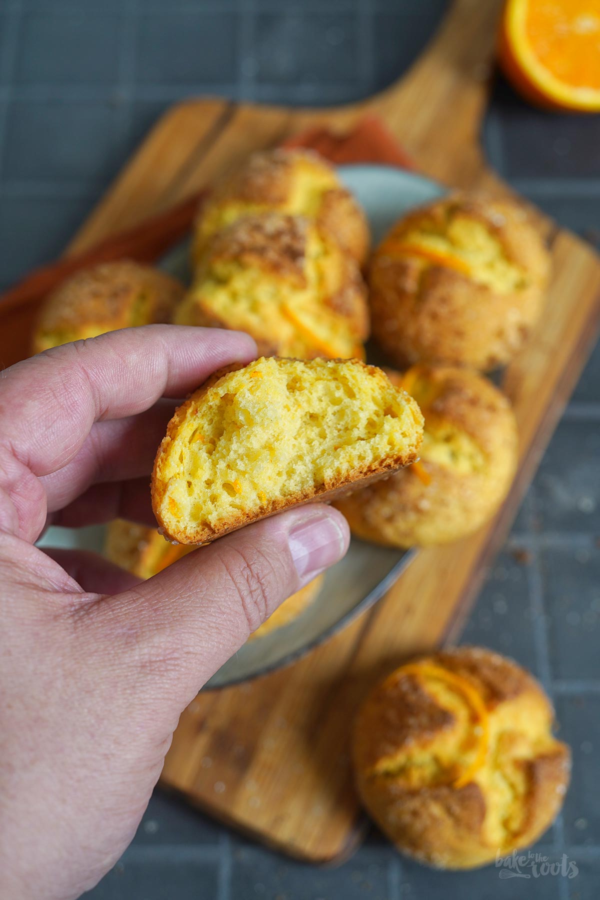 Vegane Orangen Cookies (Portakallı kurabiye) | Bake to the roots