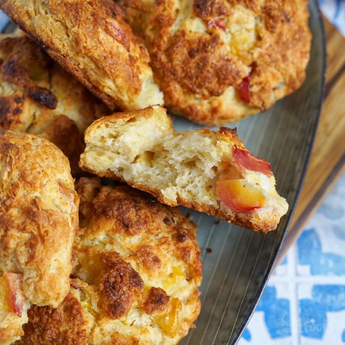 Nektarinen &amp; Orangen Scones | Bake to the roots